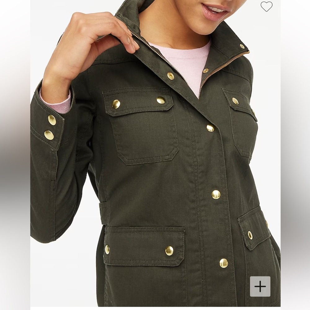 J.Crew resin coated twill women jacket - Picture 4 of 9